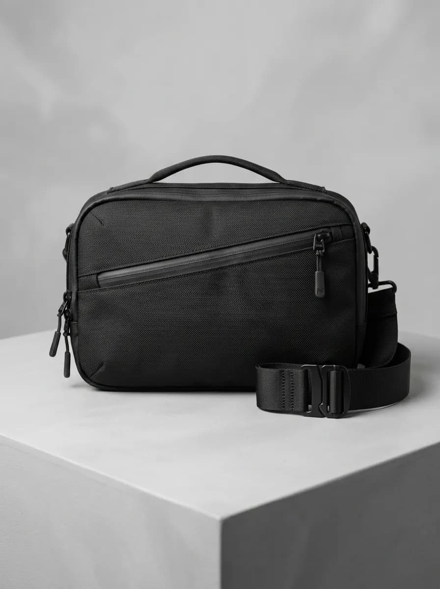 Crossbody Travel Sling - Obsidian Black