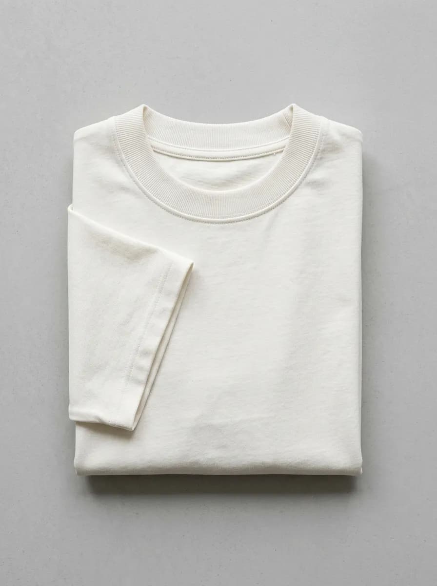 Heavyweight Organic Cotton Tee - Bone White